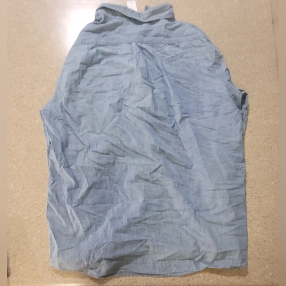 GAP jean button down shirt XXL - Picture 2 of 3